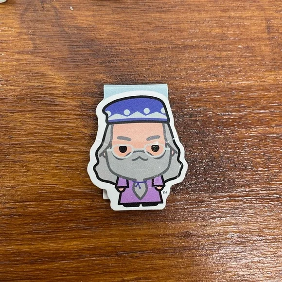 Harry Potter Lots of 8 Magnetic Cartoon Character Bookmarks - Picture 5 of 9